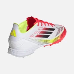 adidas Herren F50 Pro TF Kunstrasen Fussballschuhe Cloud White/Core Black/Solar Yellow