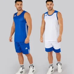 adidas Herren 3G Speed Wende Basketball Shorts Collegiate Royal/Weiß