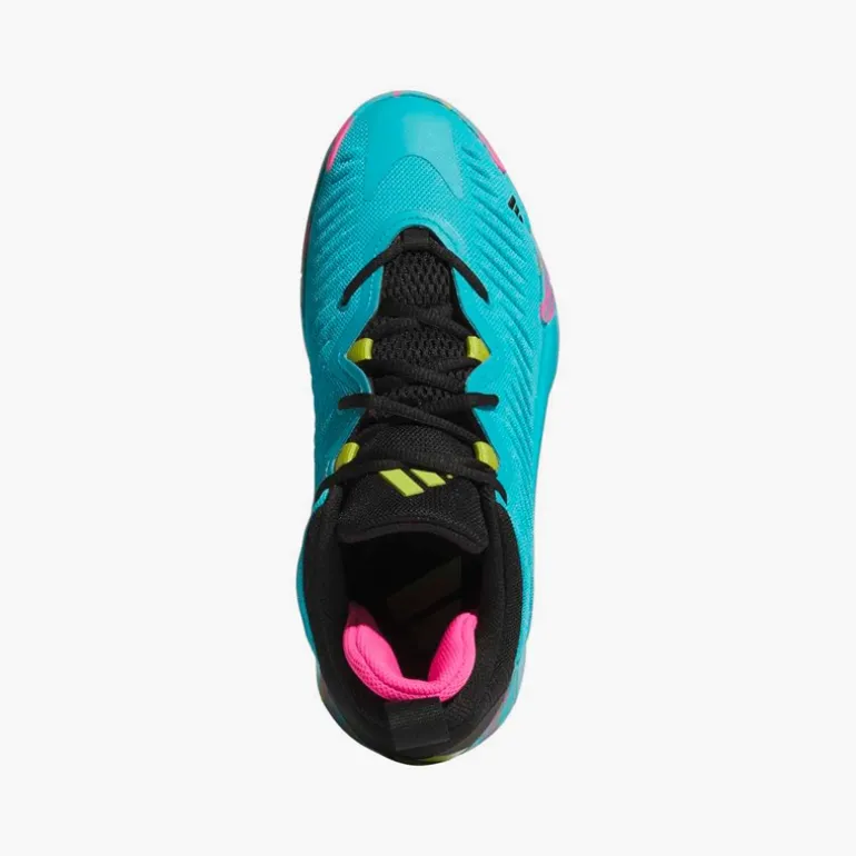 adidas Herren Initiations Basketballschuhe Lucid Cyan/Core Black/Preloved Lime