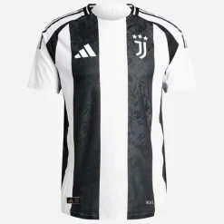 adidas Herren JFC Juventus 24/25 Heim Authentisches Trikot Weiß/Schwarz