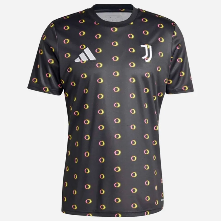 adidas Herren JFC Juventus 24/25 Pre Match Trikot Schwarz