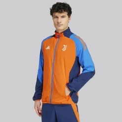 adidas Herren JFC Juventus Tiro 24 Wettkampf Präsentations Trainingsjacke Team Orange
