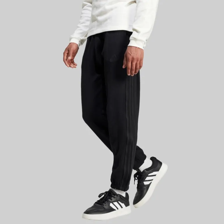 adidas Herren Marke Liebe Französischer Frottee Jogginghose Schwarz