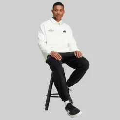 adidas Herren Marke Liebe Französischer Frottee Jogginghose Schwarz