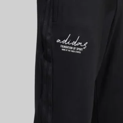 adidas Herren Marke Liebe Französischer Frottee Jogginghose Schwarz