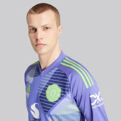 adidas Herren MUFC Manchester United 24/25 Langarm Torwart Trikot Lila