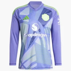 adidas Herren MUFC Manchester United 24/25 Langarm Torwart Trikot Lila