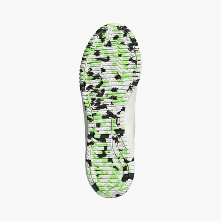 adidas Herren Oberteil Sala Wettkampf 2 IN Hallenfußballschuhe Cloud White/Lime Burst/Core Black