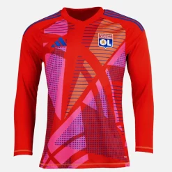 adidas Herren OL Olympique Lyon 24/25 Langarm Torwart Trikot Rot
