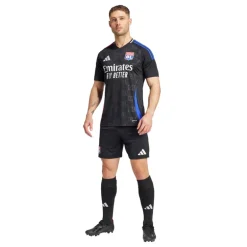adidas Herren OL Olympique Lyonnais 24/25 Auswärts Trikot Schwarz
