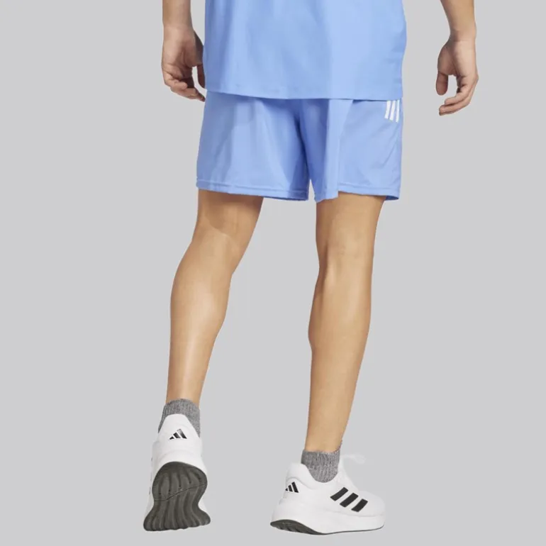 adidas Herren Own The Run Laufshorts Blue Fushion