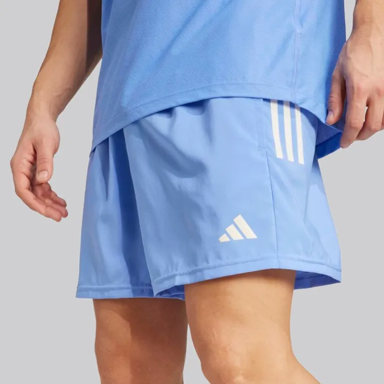 adidas Herren Own The Run Laufshorts Blue Fushion