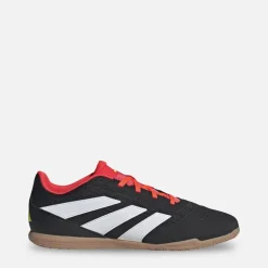 adidas Herren Predator Club Solar Energy Pack IN Indoor Sala Fußballschuhe Core Black/Footwear White/Solar Red