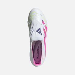 adidas Herren Predator League Zunge FG/MG fester Boden/Multi Boden Fußballschuhe Cloud White/Lucid Lemon/Lucid Pink