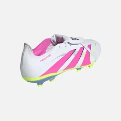 adidas Herren Predator League Zunge FG/MG fester Boden/Multi Boden Fußballschuhe Cloud White/Lucid Lemon/Lucid Pink