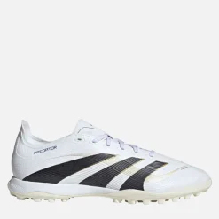 adidas Herren Predator League TF Astro Fußballschuhe Cloud White/Core Black/Gold Metallic