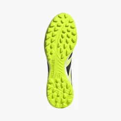 adidas Herren Predator League Klappzunge TF Kunstrasen Fussballschuhe Cloud White/Core Black/Lucid Lemon