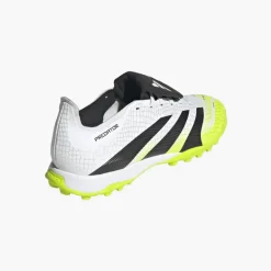 adidas Herren Predator League Klappzunge TF Kunstrasen Fussballschuhe Cloud White/Core Black/Lucid Lemon