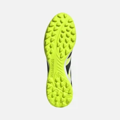 adidas Herren Predator League TF Astro Fußballschuhe Cloud White/Core Black/Lucid Lemon