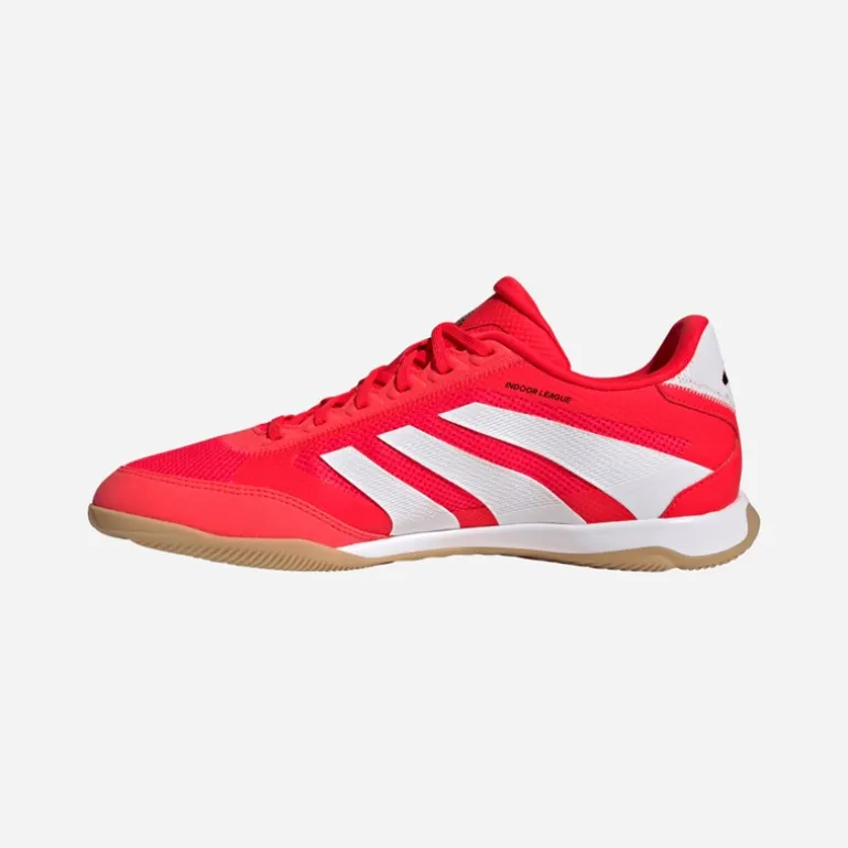 adidas Herren Predator League IN Indoor Fußball Schuhe Lucid Red/Cloud White/Core Black
