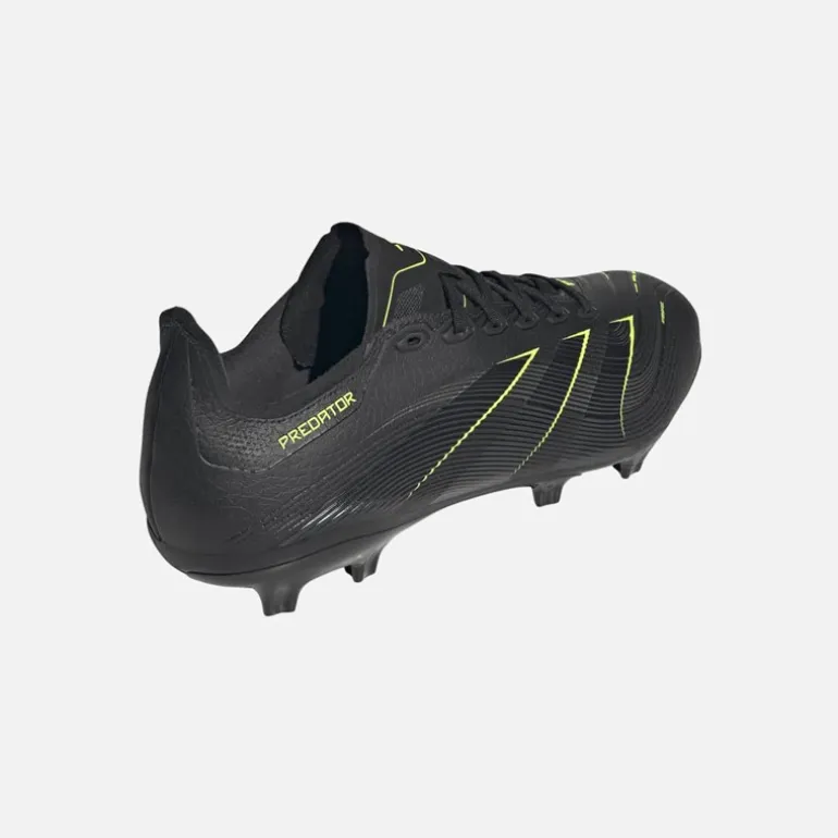 adidas Herren Predator League Electric Stealth Pack FG/MG Firm Ground/Multi Ground Fußballschuhe Core Black/Carbon/Lucid Lemon