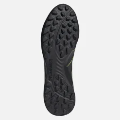 adidas Herren Predator League Schnürsenkellose TF Astro Fußballschuhe Core Black/Carbon/Lucid Lemon