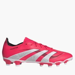 adidas Herren Predator League Pure Victory Pack MG Multi Ground Fußballschuhe Lucid Red/Weiß/Schwarz