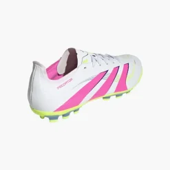 adidas Herren Predator League Celestial Victory Pack AG Kunstrasen Fußballschuhe Cloud White/Lucid Pink/Lucid Lemon