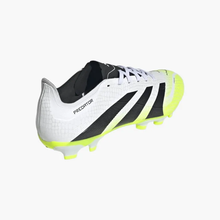 adidas Herren Predator League MG Multi Ground Fussball Schuhe Cloud White/Core Black/Lucid Lemon