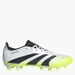adidas Herren Predator League MG Multi Ground Fussball Schuhe Cloud White/Core Black/Lucid Lemon