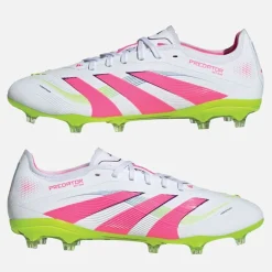 adidas Herren Predator Pro Celestrial Victory Pack FG Kunstrasen Fußballschuhe Cloud White/Lucid Pink/Lucid Lemon
