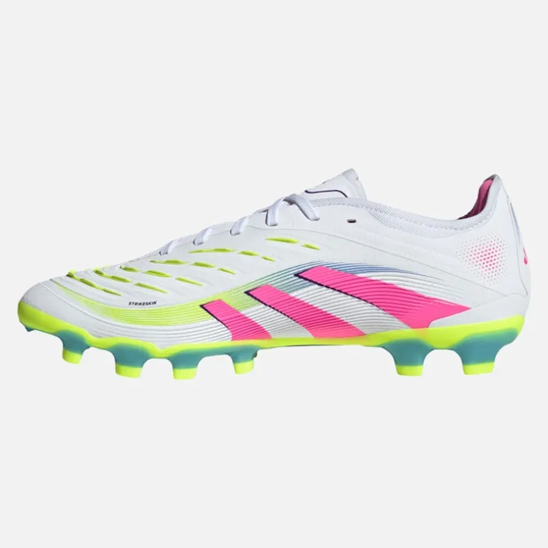 adidas Herren Predator Pro MG Multi Ground Fußballschuhe Cloud White/Lucid Pink/Lucid Lemon