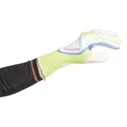 adidas Herren Predator Pro Torwarthandschuhe Weiß/Lucid Lemon/Lucid Pink
