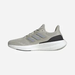 adidas Herren Pureboost 23 Neutrale Laufschuhe Putty Grey/Silver Metallic/Core Black