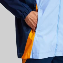 adidas Herren RMA Real Madrid 24/25 Wettkampf All Wetter Jacke Glow Blue/Crew Orange/Team Navy Blue