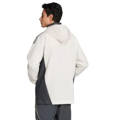 adidas Herren RMCF Real Madrid 24/25 Europäische Allwetter Jacke Putty Mauve/Dark Grey/Charcoal