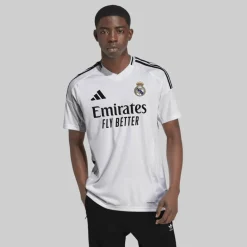adidas Herren RMCF Real Madrid 24/25 Heimtrikot Weiß