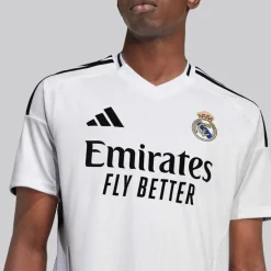 adidas Herren RMCF Real Madrid 24/25 Heimtrikot Weiß