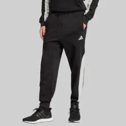 adidas Herren Saisonale Essentials Farbblock Trainingshose Schwarz