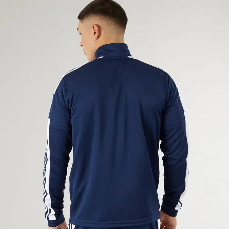 adidas Herren Squadra 21 1/4 Reißverschluss Trainings Oberteil Navy/Weiß