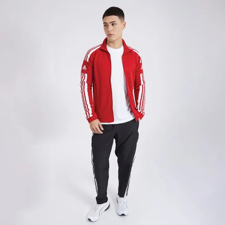 adidas Herren Squadra 21 Track Performance Sporttops Rot
