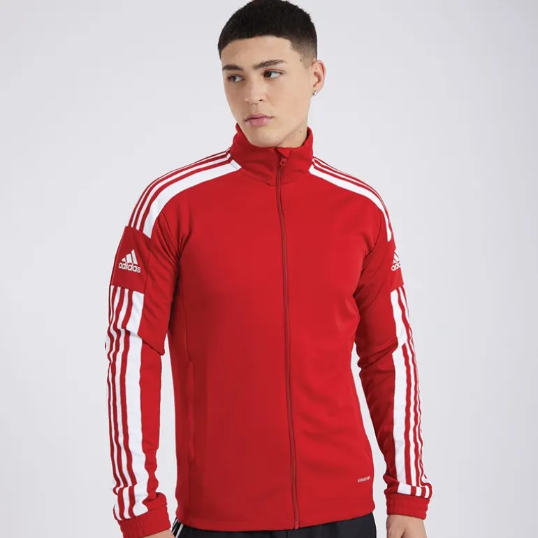 adidas Herren Squadra 21 Track Performance Sporttops Rot