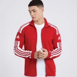 adidas Herren Squadra 21 Track Performance Sporttops Rot