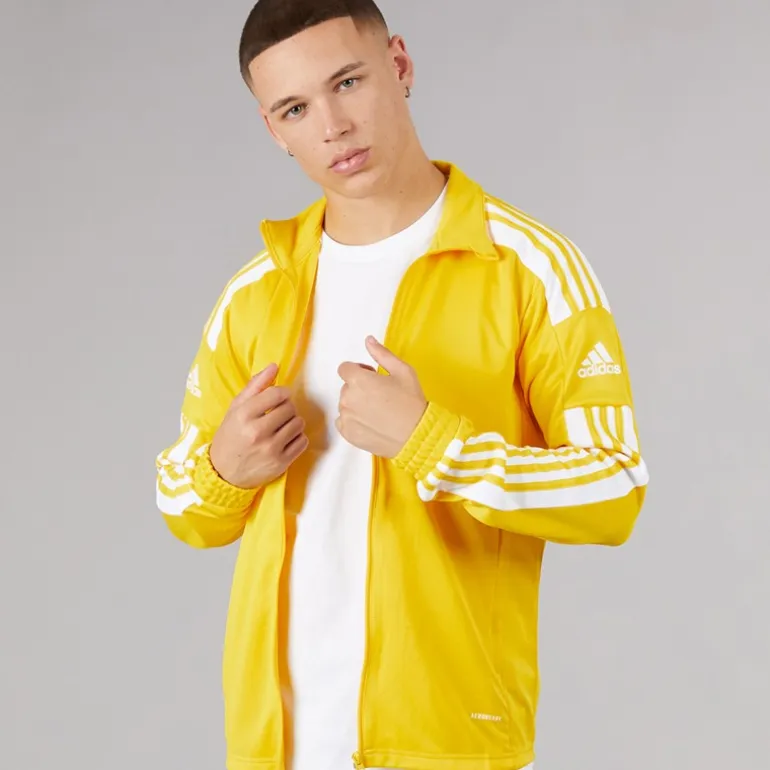 adidas Herren Squadra 21 Training Trainingsjacke Team Yellow/Weiß