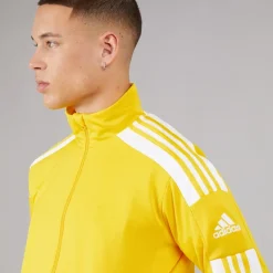 adidas Herren Squadra 21 Training Trainingsjacke Team Yellow/Weiß