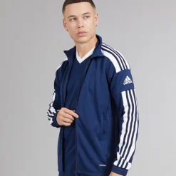 adidas Herren Squadra 21 Trainingsjacke Navy/Weiß