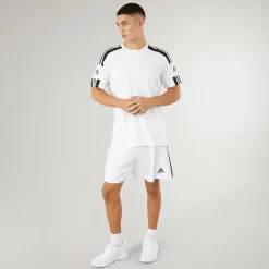 adidas Herren Squadra 21 T-Shirt Weiß/Schwarz