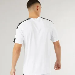 adidas Herren Squadra 21 T-Shirt Weiß/Schwarz