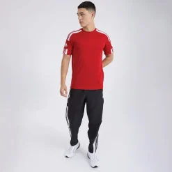 adidas Herren Squadra 21 T Shirt Team Power Red/Weiß