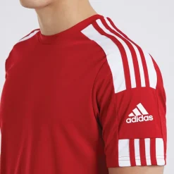 adidas Herren Squadra 21 T Shirt Team Power Red/Weiß